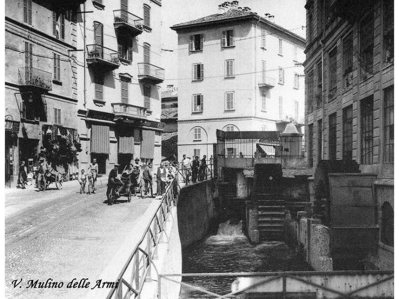 Le banchine del Naviglio Interno: come appariva il centro di Milano prima della copertura del 1929