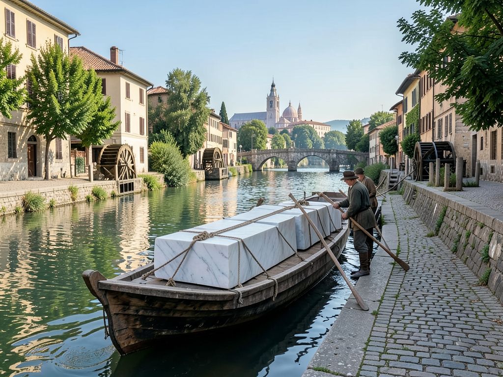 Il Naviglio Grande e il trasporto del marmo per il Duomo: la storia dimenticata